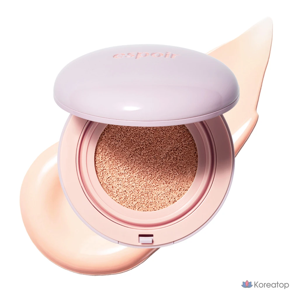Тональный крем-кушон Espoir Durike Gel Tone-Up Cushion 15 г, оттенок № 1 Nude Peach, 1 шт.