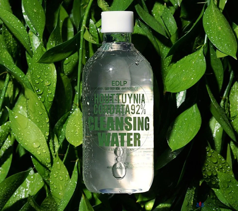 Мицеллярная очищающая вода Derma Factory EDLP с 92% мягкой кислотностью, не требующая смывания, 1 шт., 300 мл