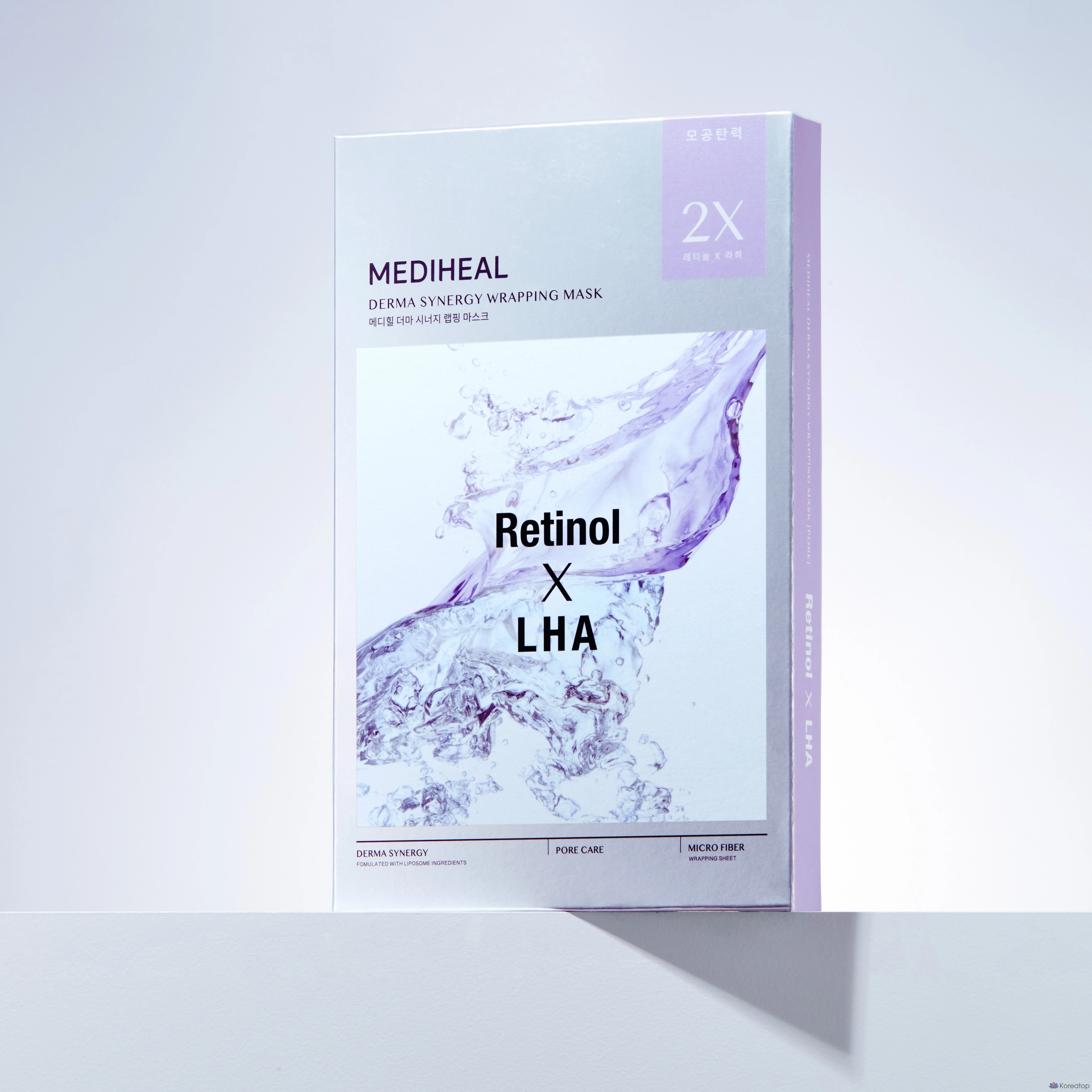 Обертывающая маска Mediheal Derma Synergy для сужения пор и повышения их эластичности, 10 штук, 2 упаковки., фото 8