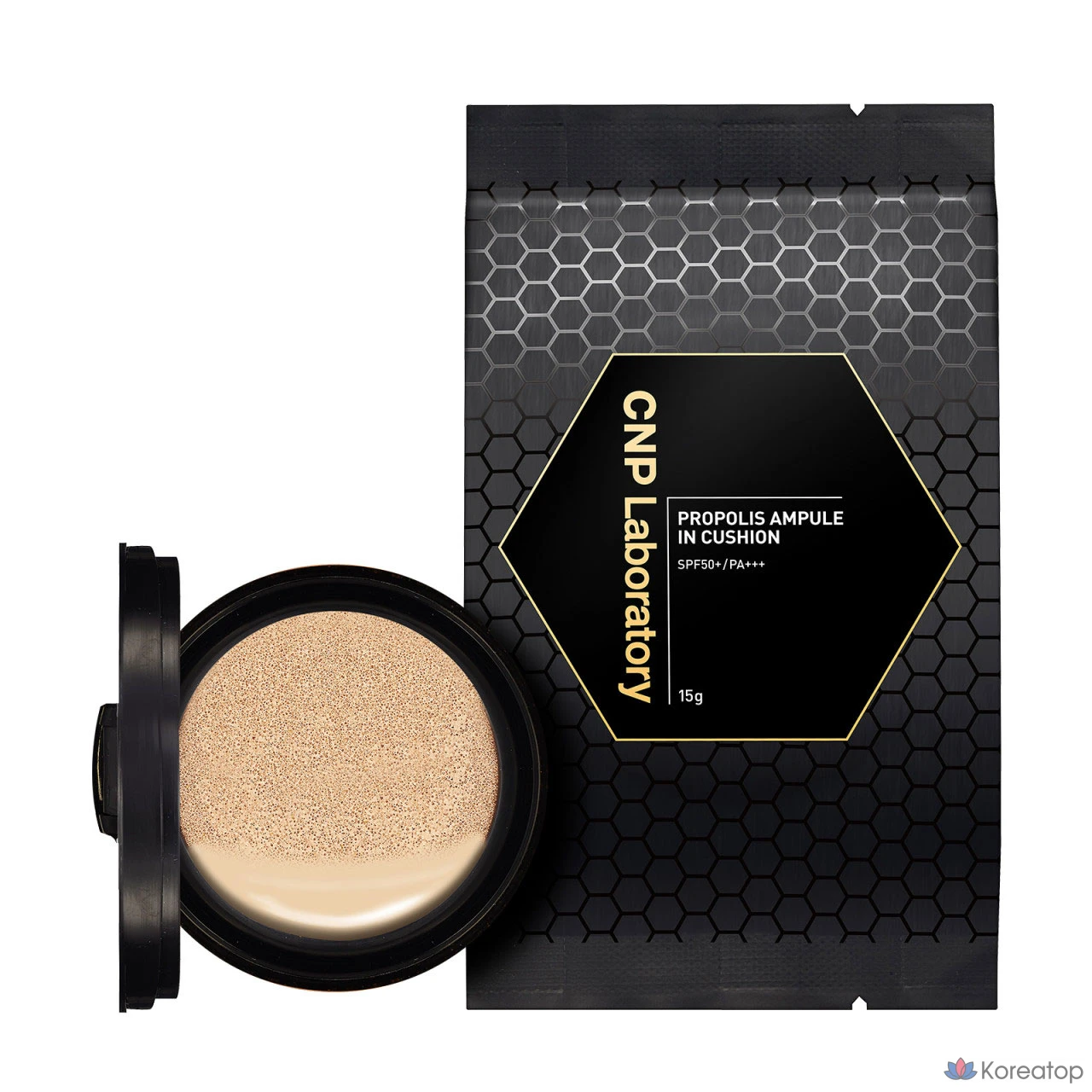 Сменный блок для тонального крема Cha & Park Propolis Ampoule в форме кушона № 21, светло-бежевый, 1 шт.