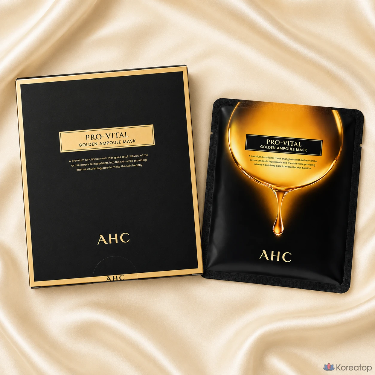 Тканевая маска для лица AHC Pro Vital Golden Ampoule Mask, 1 шт.