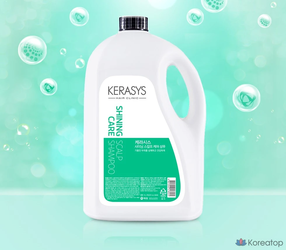 Шампунь KeraSys Shining Scalp Care Plus, 4 л, 1 шт.