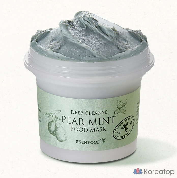 Маска для лица Skinfood Fairmint Food Mask, 120 г, 1 упаковка, 3 штуки, фото 2