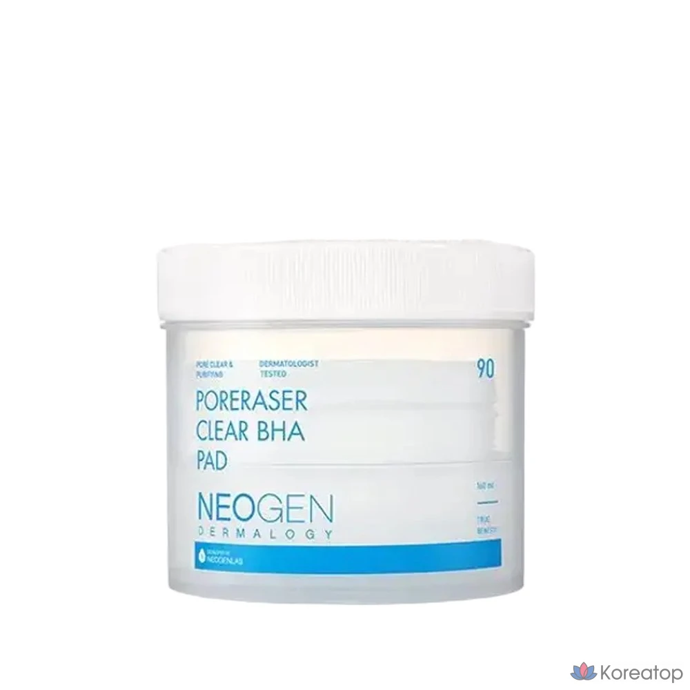 Подушечки для очищения пор Neogen Pore Laser Clear BHA, 90 листов, 1 шт.