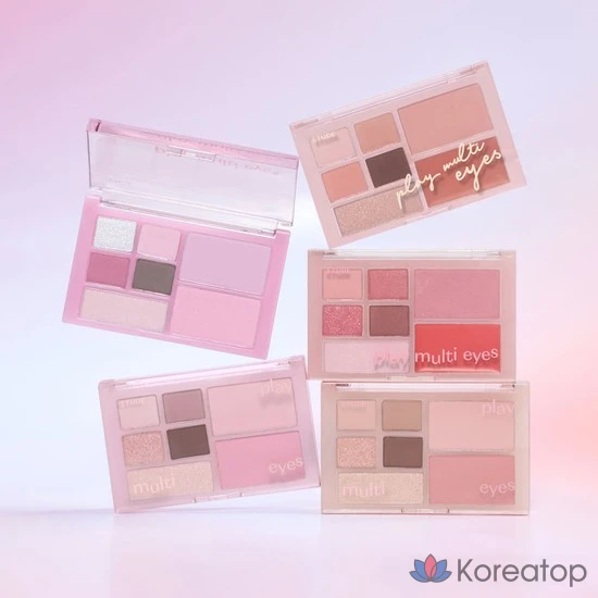 Палетка теней для век Etude House Play Multi Eyes Shadow Palette, оттенок «Сладкая и кислая клубника», 1 упаковка
