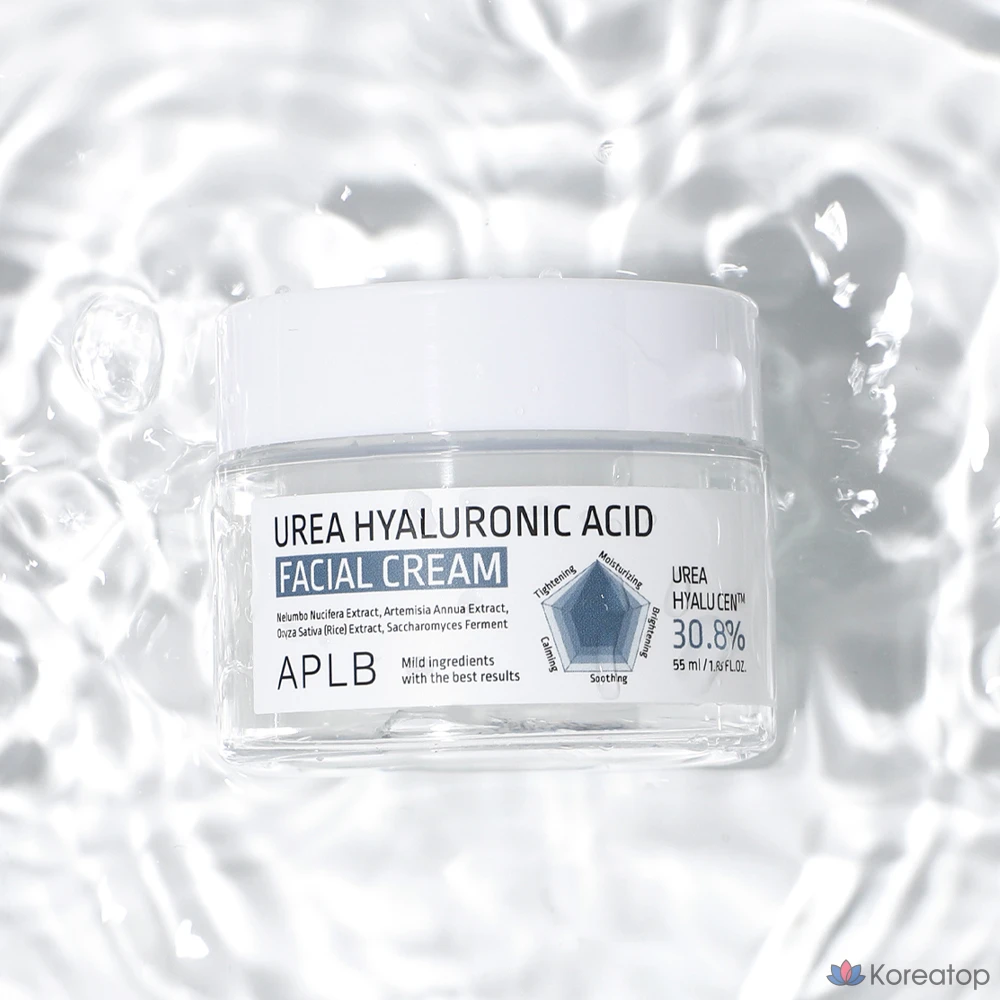 Крем для лица APLB с мочевиной и гиалуроновой кислотой, 55 мл, 1 шт.