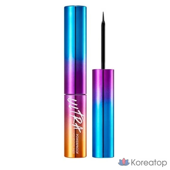 Жидкая подводка для глаз Missha Ultra Powerproof, 4 г, черная (BLACK), 1 шт.