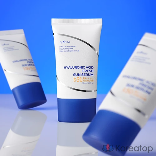 Солнцезащитная сыворотка Isntree с гиалуроновой кислотой SPF50+ PA++++, 1 шт., 50 мл