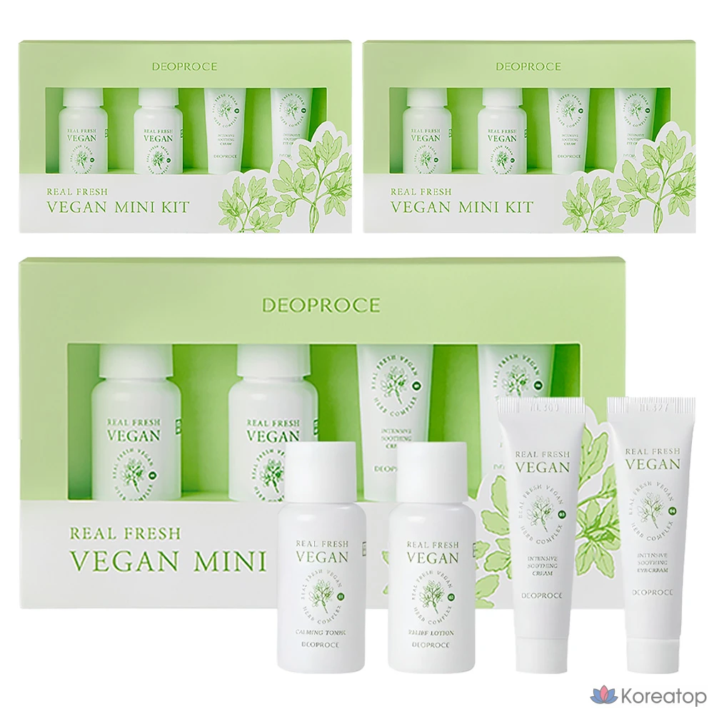 Набор Deoproce Real Fresh Mini Kit, 3 комплекта