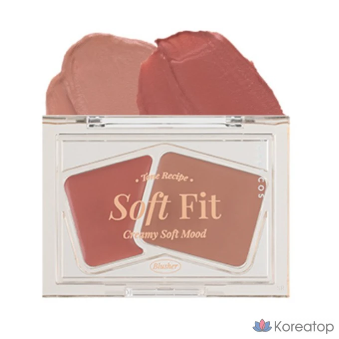 Кремовые румяна Forencos Soft Fitting Cream Blusher, 3 г, 1 шт., 05 Fig Roll (бежевый)