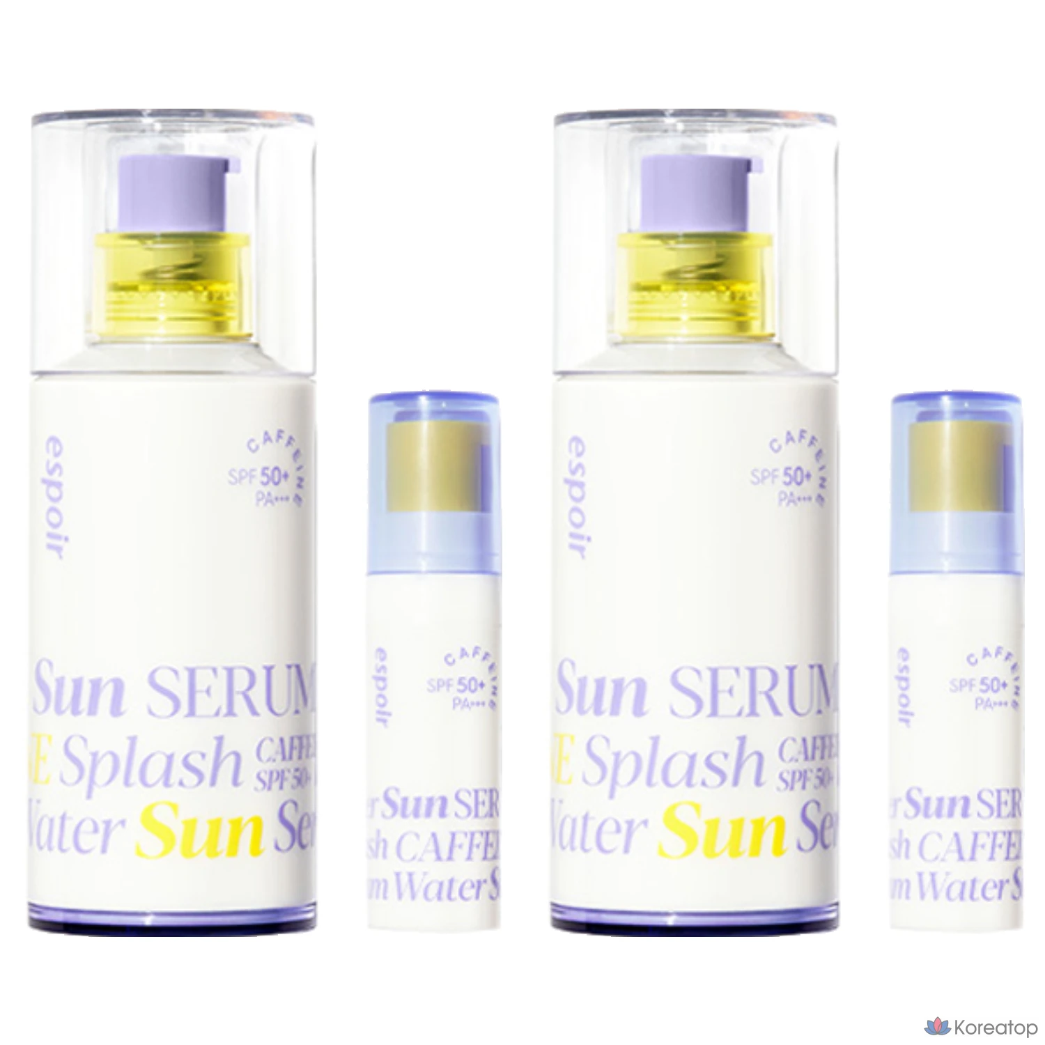 Солнцезащитная сыворотка Espoir Water Splash SPF50+ PA+++ 50 мл + 5 мл, набор из 2 комплектов.