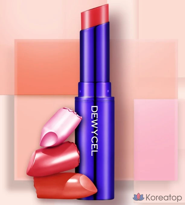 Тинтирующий бальзам для губ DEWYCEL Tinting Touring Tint Balm, оттенок «Редкий коралл», 4,5 г, 1 шт., фото 2