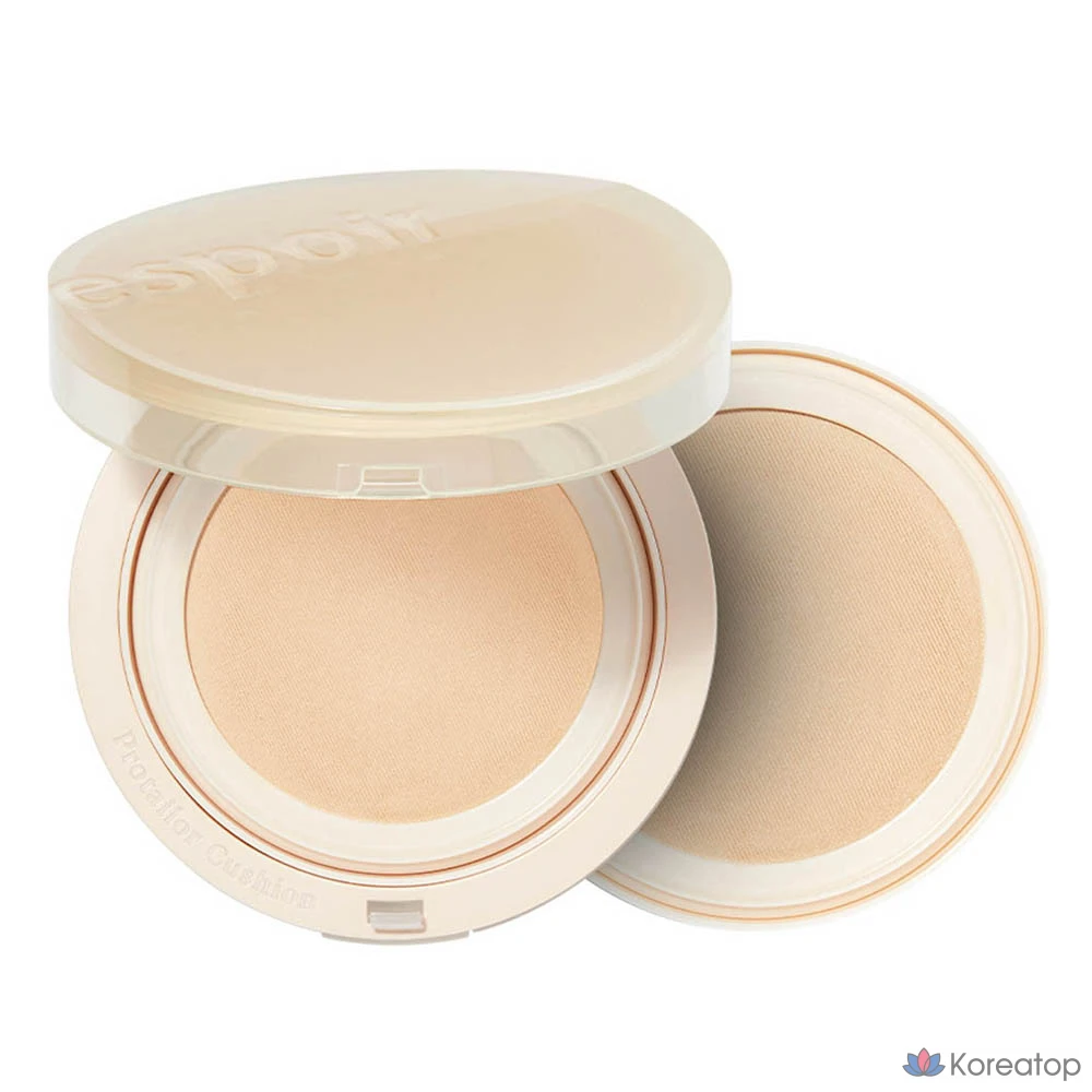 Espoir Pro Tailor Benatural Кушон 14 г + сменный блок 14 г SPF50 PA++++, ваниль, 1 шт.