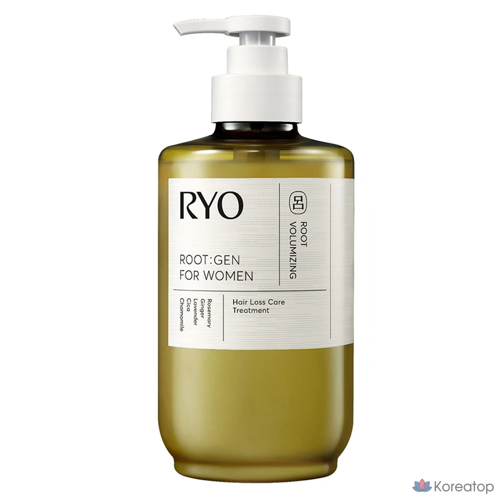 Ryo Women's Rootzen Protein Hair Treatment Bergamot &amp; Lavender, 515 мл, 1 шт.