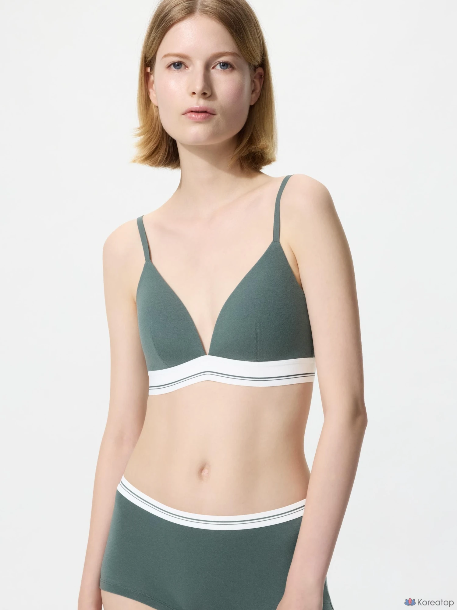 Бюстгальтер Uniqlo Cotton Wireless Bra (Line)