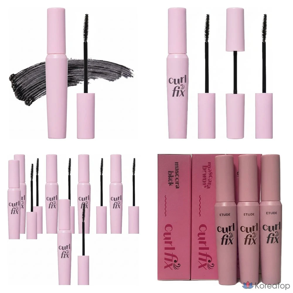 Тушь для ресниц Etude Curl Fix, 7.5 г, серо-коричневая, 1 шт.