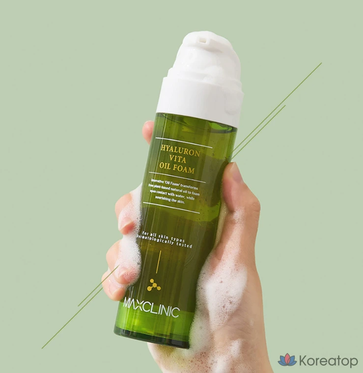 Пенка для умывания MAXCLINIC Hyaluronic Vita Oil Foam, 110 г, 1 шт.
