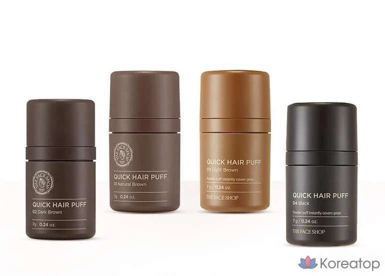 Пуховка для волос The Face Shop Quick Hair Puff 7 г, 04, черная, 1 шт., фото 6