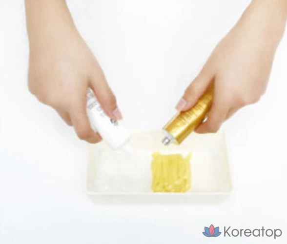 Краска для волос Mise en Scene Shining Essence, 8 г, светло-коричневый цвет, 1 шт., фото 7