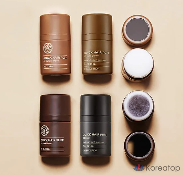 Пуховка для волос The Face Shop Quick Hair Puff 7 г, 04, черная, 1 шт., фото 7