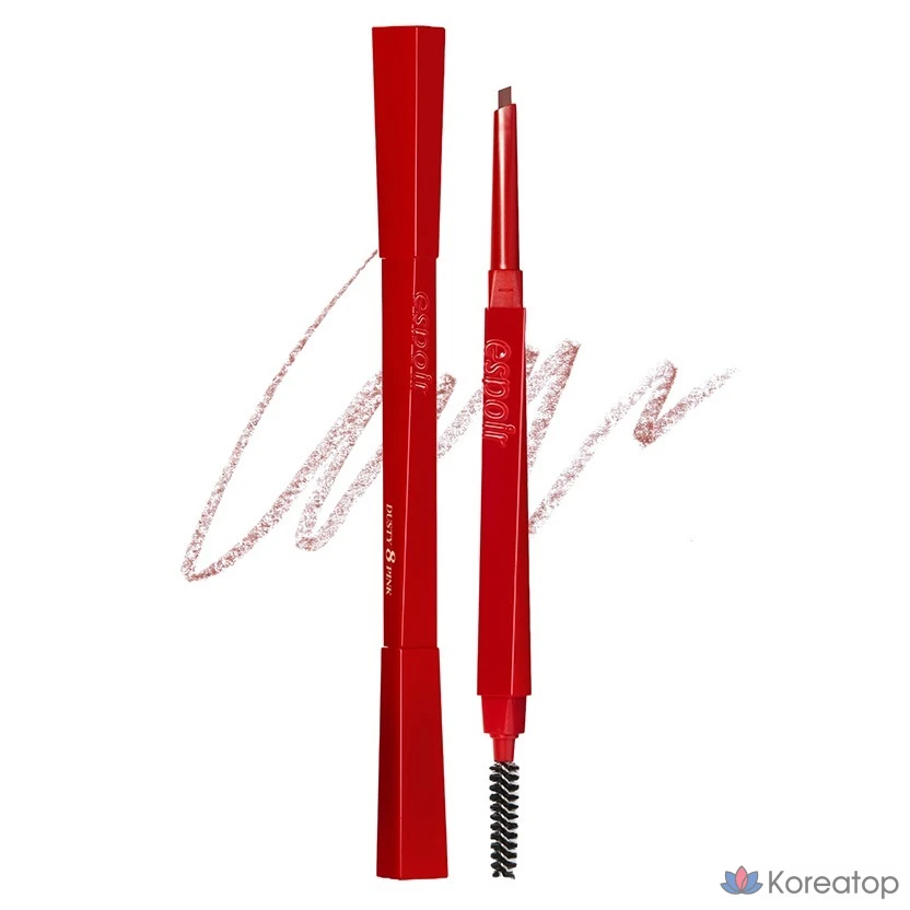 Карандаш для бровей Espoir The Brow Balance Pencil, 0,1 г, № 8, пыльно-розовый, 1 шт.