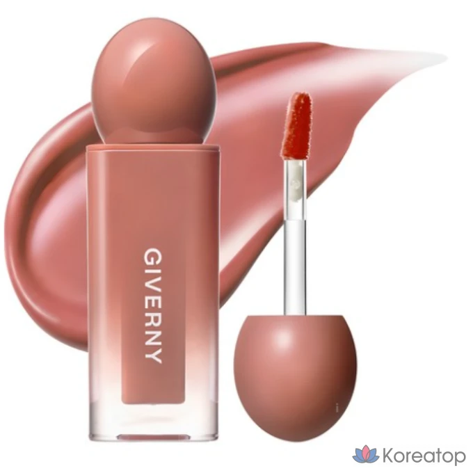Тинт для губ Giverny Dewy Lip Glaze Tint, оттенок Mellow Beige, 4,9 г, 1 шт.