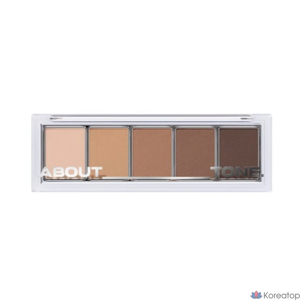Палитра теней для век ABOUT TONE Return to Basics, цвет капучино, 1 шт.