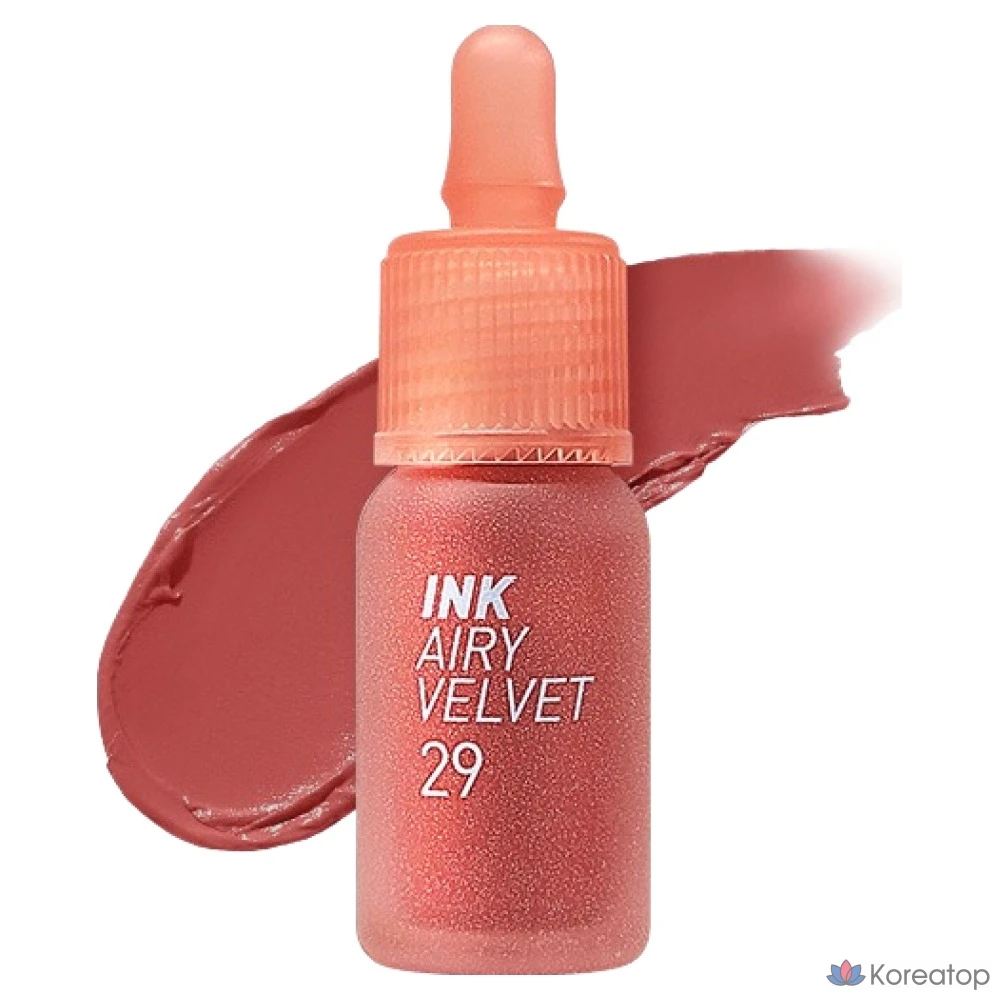 Peripera Ink the Airy Velvet Lip Tint, 29 Nuger Fig, 4 г, 1 шт.