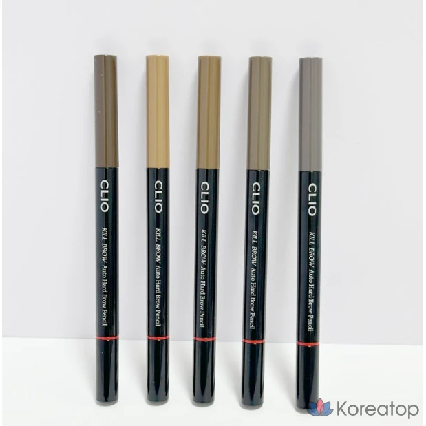 Карандаш для бровей Clio Kill Brow Auto Hard Brow Pencil, 0,31 г, оттенок 006 Light Taupe, 1 шт.