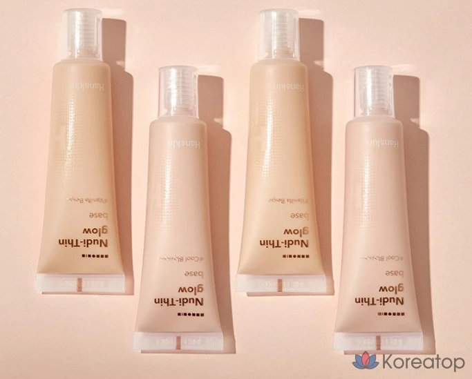 База под макияж HANSKIN Nude Scene Glow Base 30 мл, 1 шт., цвет Vanilla Beige #20-22