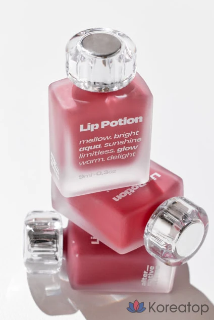 Тинт для губ ALTERNATIVE STEREO Lip Potion Aqua Glow, 3 Sugar Roses, 1 шт., фото 7