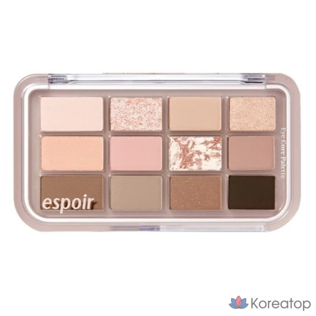 Палетка теней для век Espoir Eye Core Palette, 06 HONEY OAT LATTE, 1 шт.