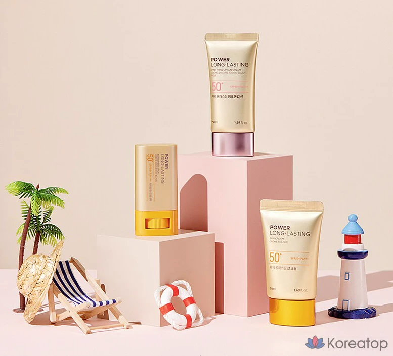 Солнцезащитный крем The Face Shop Natural Eco Power длительного действия SPF50+ PA+++, 50 мл, 1 флакон