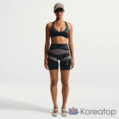 Велошорты женские Nike Skims Satin Shine Mid-Rise 7-Inch Bonded Biker Shorts