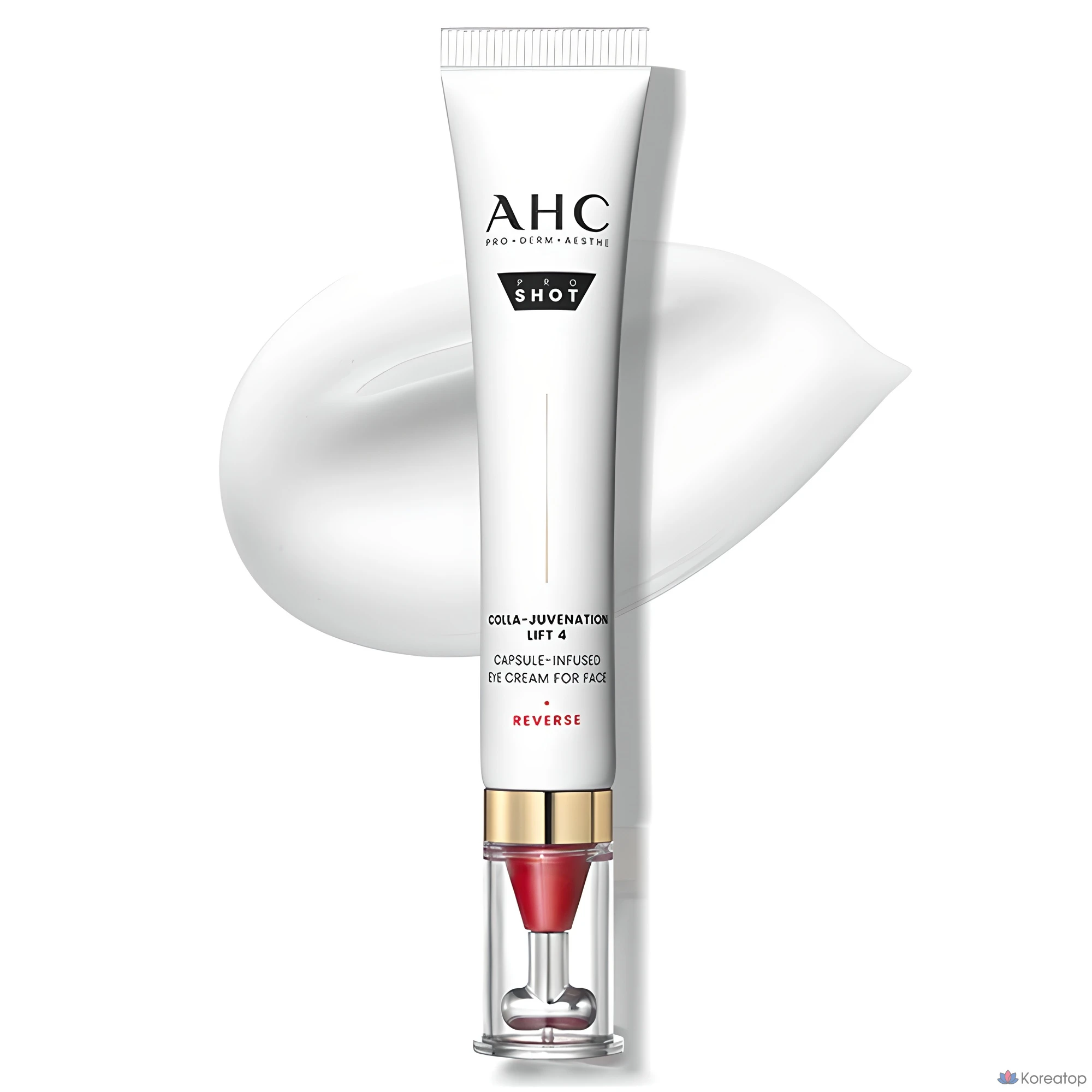 AHC Pro Shot Cola Juvenation Lift 4 капсулы, крем для глаз с экстрактом колы, 1 шт., 30 мл