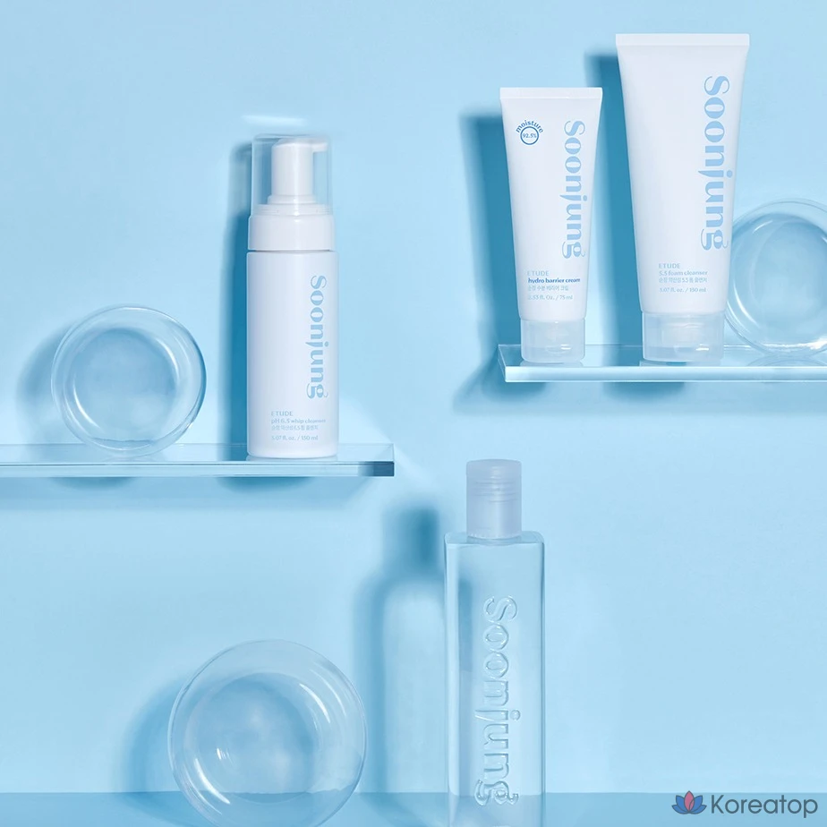 Очищающее средство для лица Etude House Soonjung Mildly Acidic 6.5 Whip Cleanser, 150 мл, 1 шт.