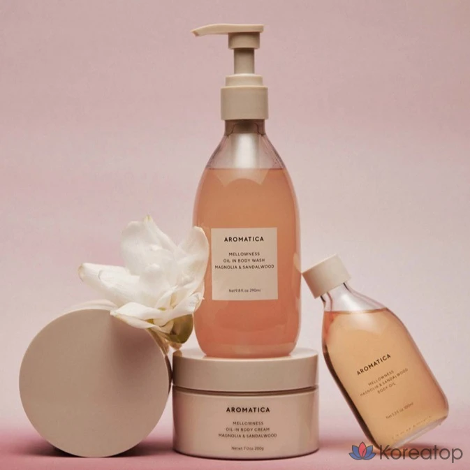 Масло для тела Aromatica Mellowness с магнолией и сандалом, 200 г, 1 шт.