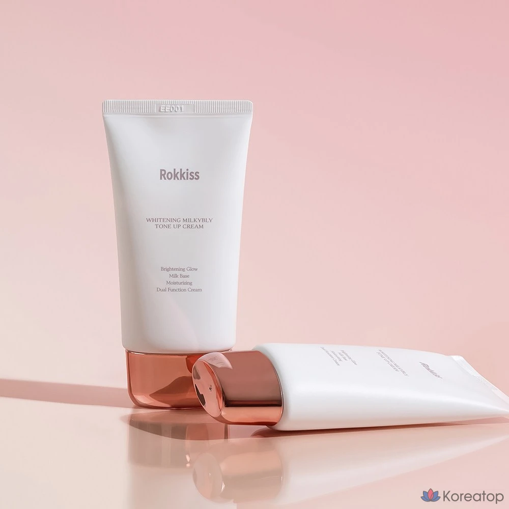 Отбеливающий крем для лица Wonjin Whitening Milky Berry Tone-Up Cream, на молочной основе, 50 мл, 1 шт.