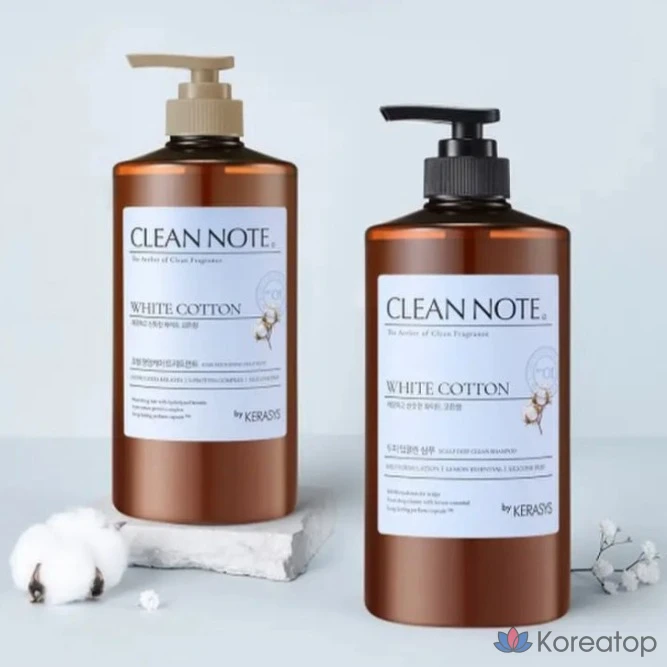 Шампунь KeraSys Clean Note White Cotton, 800 мл, 1 шт.