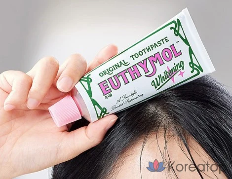 Зубная паста Euthymol Whitening Portable, 40 г, набор с зубной щеткой, 1 шт.