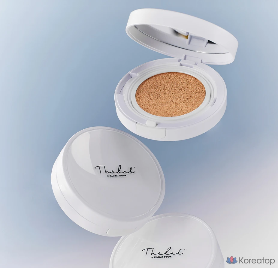 Тональный крем-кушон THE LAB by blanc doux Oligo с гиалуроновой кислотой, 12 г, № 03, глубокий бежевый, 1 шт.