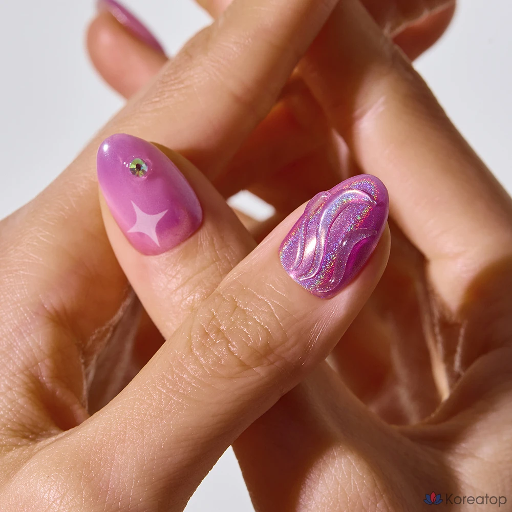 Гель-лак для ногтей Ohora Real Gel Tip, оттенок Crystal Aura, 1 шт., фото 5