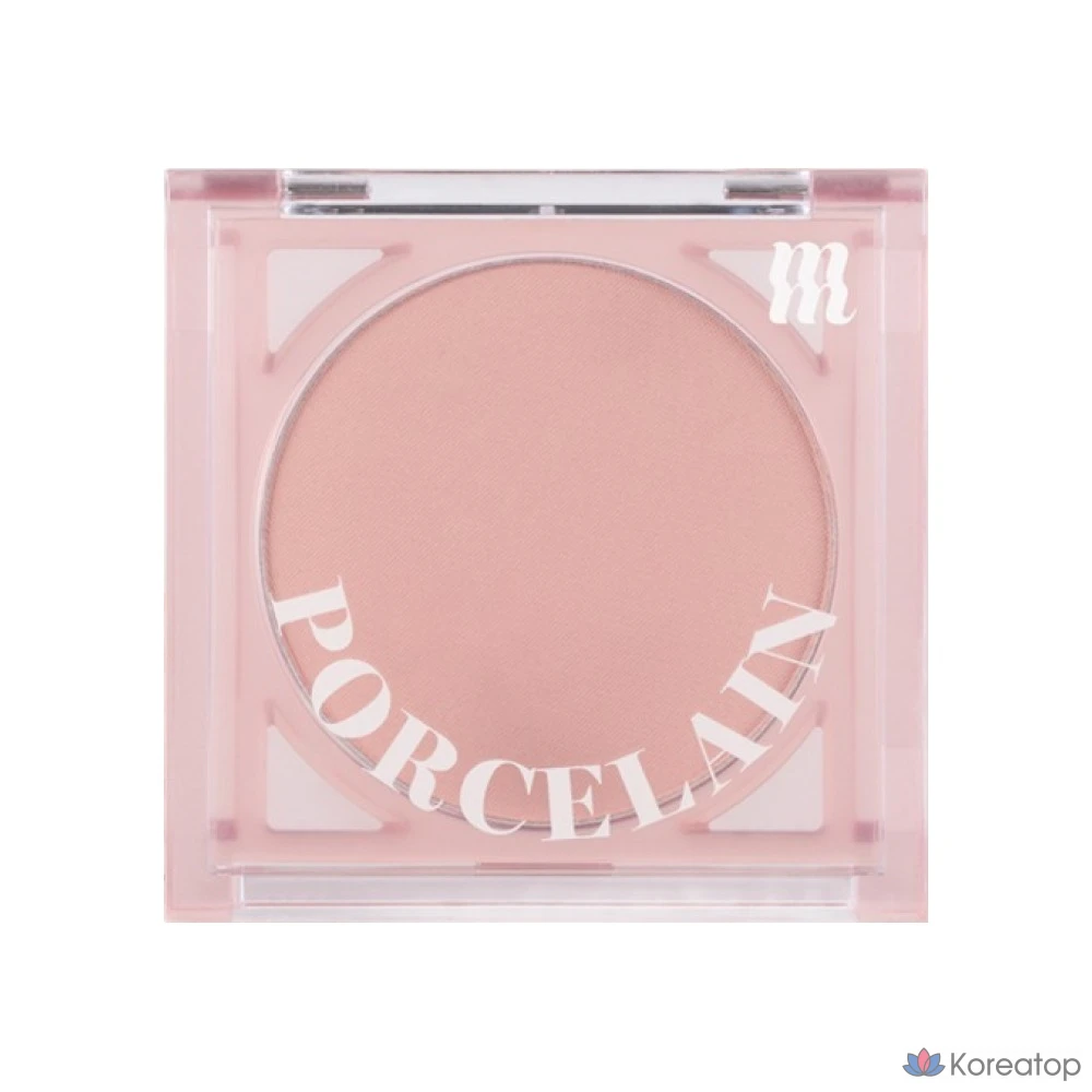 Румяна MERZY Porcelain Cheek Blusher 4,2 г, оттенок Bloom Pink, 1 шт.