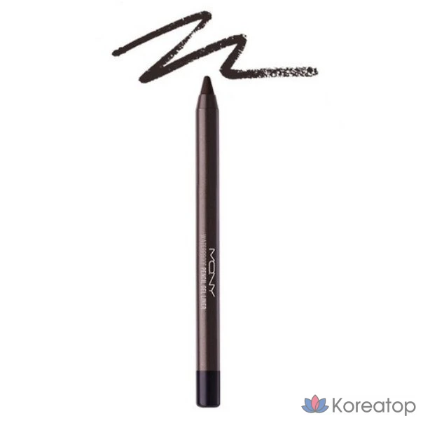 Водостойкий гелевый карандаш-лайнер McQueen New York 1,7 г, 02, цвет эспрессо латте (ESPRESSO LATTE), 1 шт.