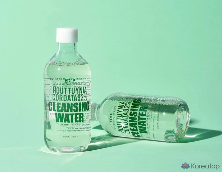 Мицеллярная очищающая вода Derma Factory EDLP с 92% мягкой кислотностью, не требующая смывания, 1 шт., 300 мл