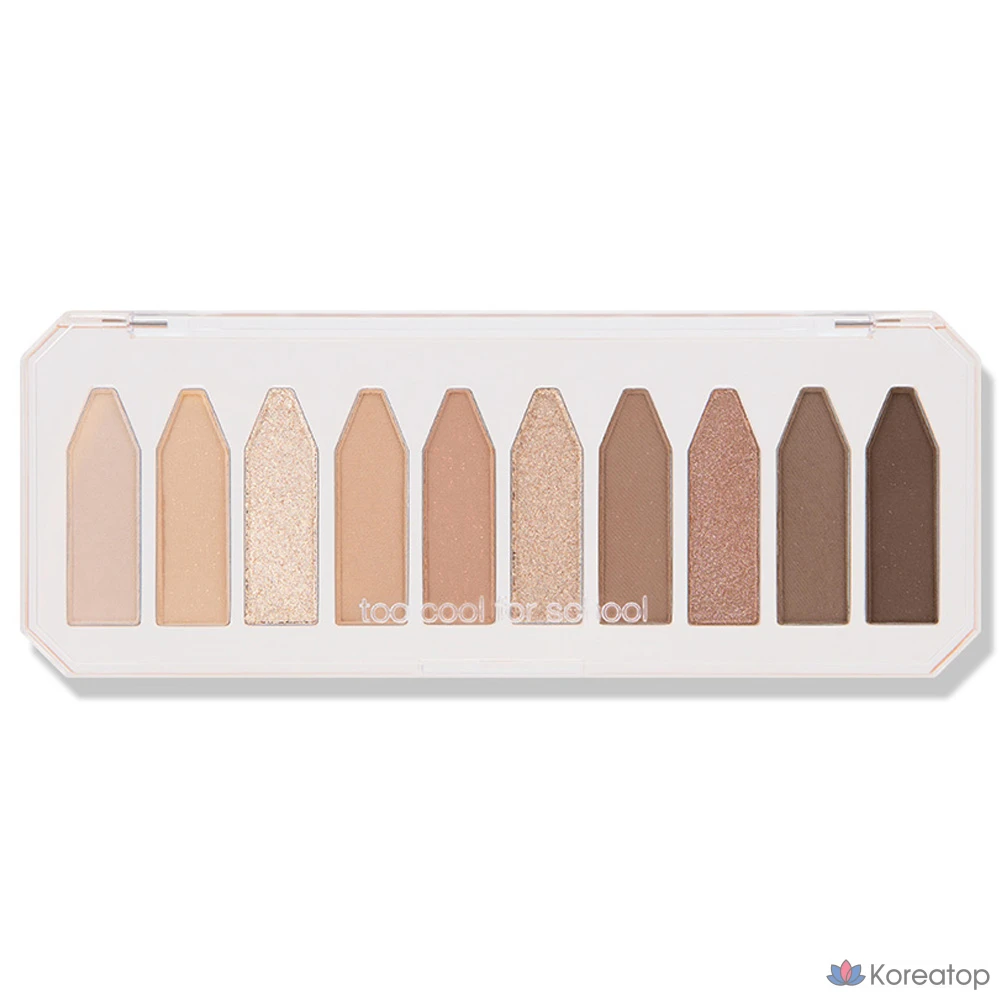 Палетка теней Too Cool for School Frottage, № 3, оттенок Milk S'more, 1 шт.