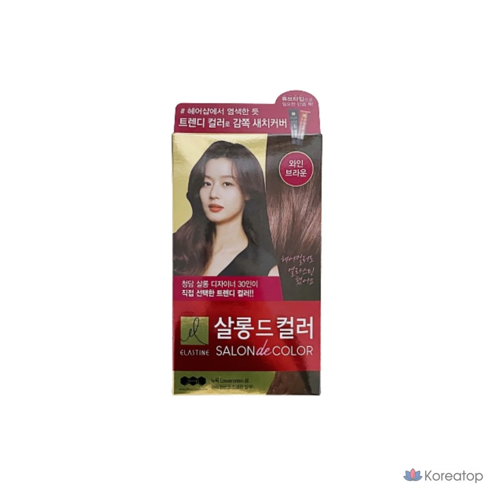 Краска для волос Elastine Salon de Color 100 г (7 оттенков), винно-коричневый, 1 шт.