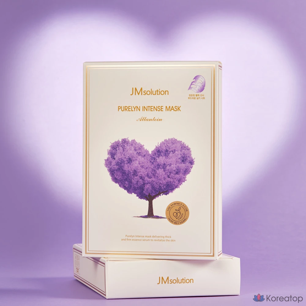 Набор из 4 масок JM Solution Purerin, успокаивающие, увлажняющие и тонизирующие, 3 комплекта (120 листов), фото 5