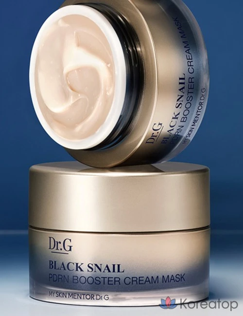 Крем-маска Dr.G Black Snail PDRN Booster Cream Mask, 50 мл, 1 упаковка, 6 упаковок, фото 9