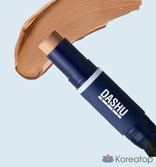 Тональный крем-стик DASHU для мужчин, 12 г, 1 шт., цвет 03, песочно-бежевый., фото 3